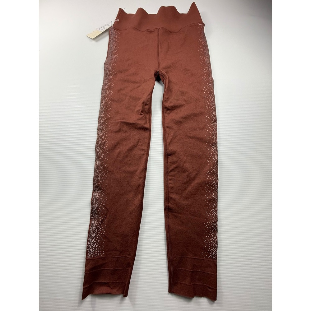 Fabletics SculptKnit High Waisted‎ Leggings 2X Rust Brown LG2044700-9603-17060